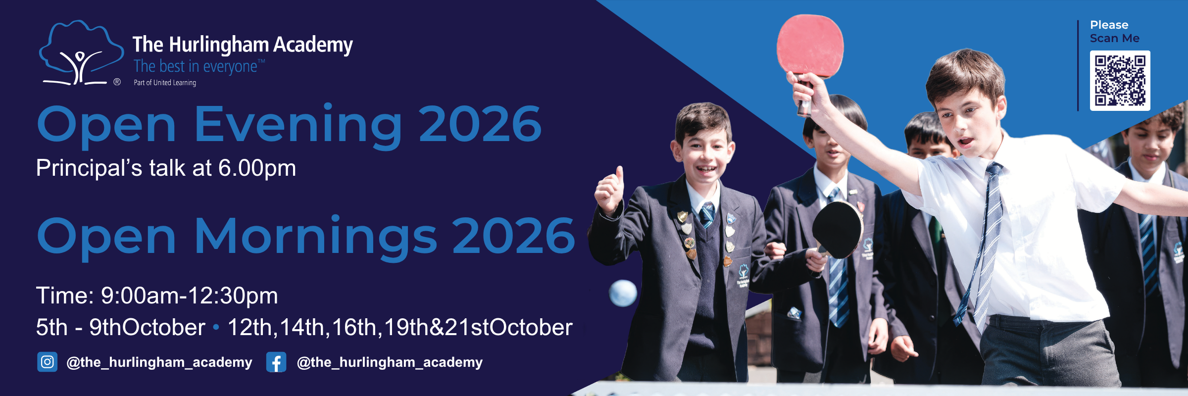 Open Day Bookings are Live