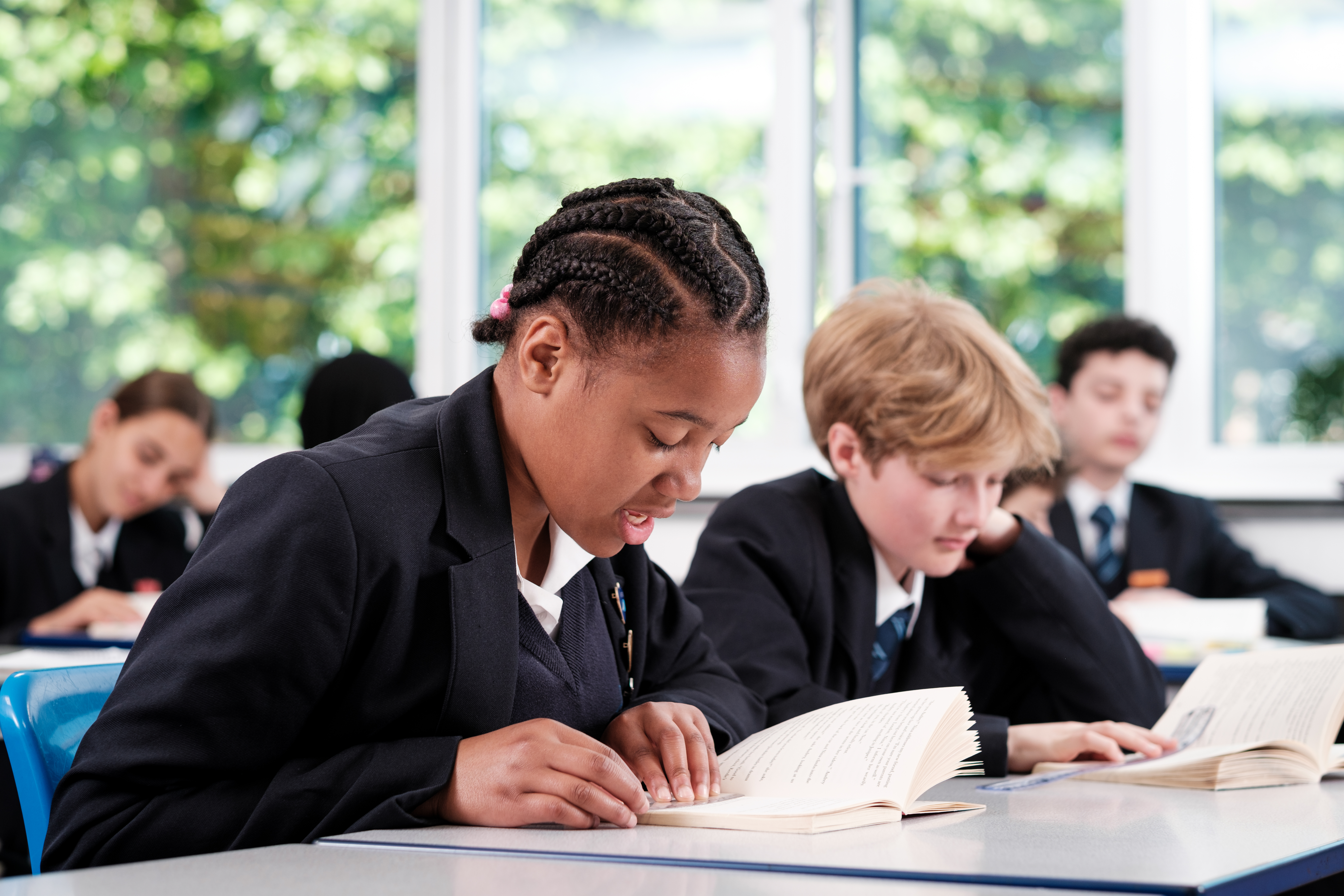 Reading is a core part of the curriculum at The Hurlingham Academy